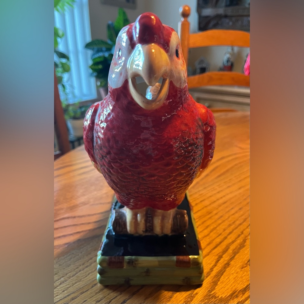 RAYMOND WAITES Amazon Parrot 🦜 Collection Ceramic Pitcher